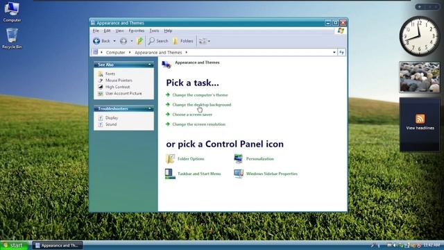 "Windows XP Aero" смотреть онлайн