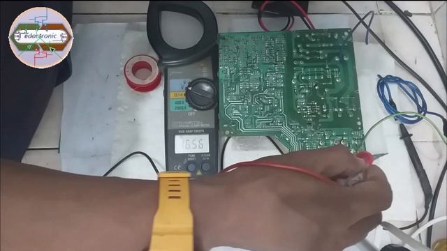 TEGANGAN KERJA POWER SUPPLY SWITCHING PRIMER SEKUNDER JIKA MOSFET DILEPAS DAN SAAT MOSFET TERPASANG