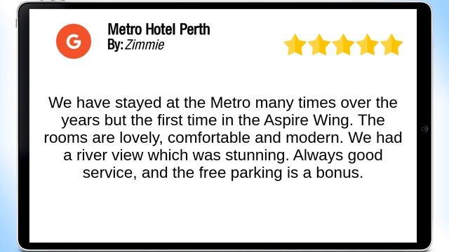 Metro Hotel Aspire Wing Apartments South Perth Impressive 5 Star Review by Zimmie смотреть онлайн