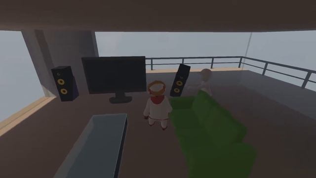 Человек падающая квартира или как мы играли в Human Fall Flat смотреть онлайн