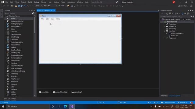 Menu Controls | C# Tutorials смотреть онлайн