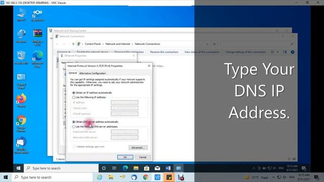 ADD DNS IP Address in Windows 10 смотреть онлайн