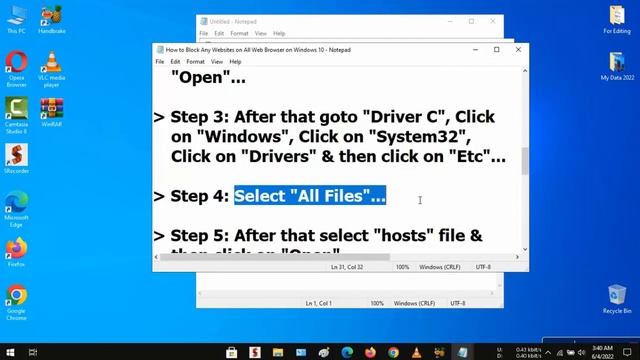 How To Block A Website In All Web Browsers Windows 10 Without Software (Quick & Easy Way) смотреть онлайн