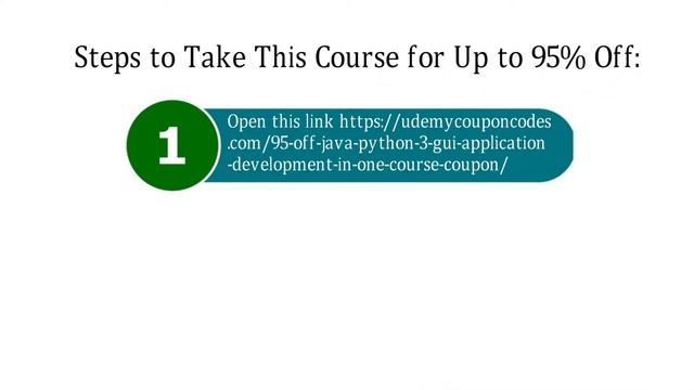 95% Off Udemy Java & Python 3 GUI application development in one course Coupon смотреть онлайн