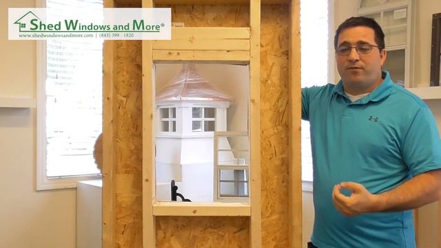 Shed Windows and More - Flush Mount vs J Channel Shed Window смотреть онлайн