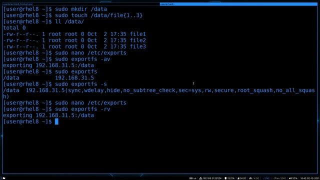 57_Сетевые_файловые_системы_NFS_RHCSA смотреть онлайн