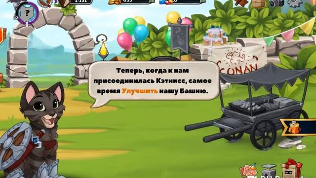 *первое видео* по игре castle cats смотреть онлайн