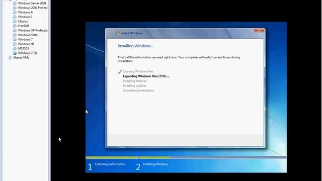 Installing Windows 7 PART TWO смотреть онлайн