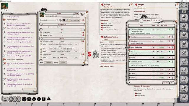 FGU Character Creation | 5e | Ranger Class - The Hunter | Fantasy Grounds Unity смотреть онлайн