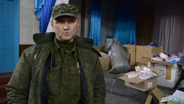 Гуманитарная помощь из России пришла в Вергелевку. 29.12.2014 смотреть онлайн