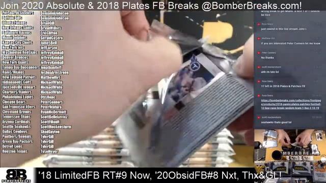 2018 Limited Football Random Teams #9 Half Case Break 1 6 21 смотреть онлайн