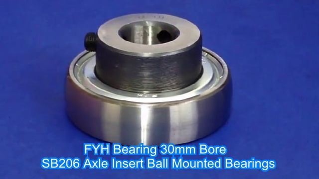 FYH Bearing 30mm Bore SB206 Axle Insert Ball Mounted Bearings смотреть онлайн