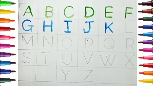 abcd , abcde , a for apple b for ball C for cat ,alphabets , phonics song ,अ से अनार I Kids Learnin смотреть онлайн