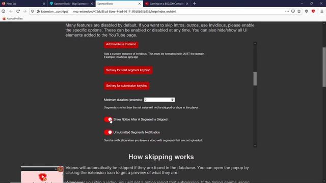 How To Use SponsorBlock - Skip Sponsors Automatically (Browser Extension)