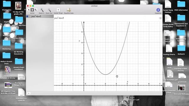 Using MacBook Grapher on Quadratics смотреть онлайн
