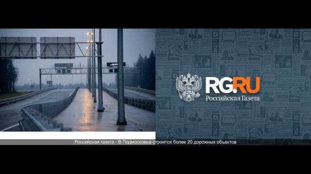 В Подмосковье строится более 20 дорожных объектов