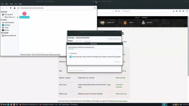 How to install Minecraft on Linux Lite 5.4 смотреть онлайн