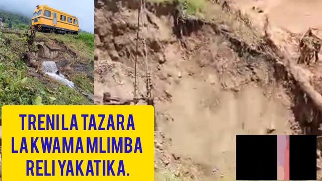MVUA ZA ZUIYA TRAIN  YA TAZARA KUENDELEA NA SAFARI KUTOKA ZAMBIA   YAKWAMA MLIMBA  ABIRIA WAKWAMA