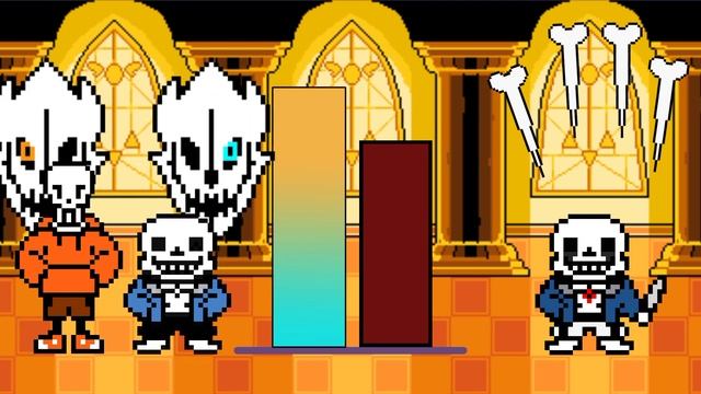 Killer Sans VS Bad Time Duo! - Power Levels смотреть онлайн