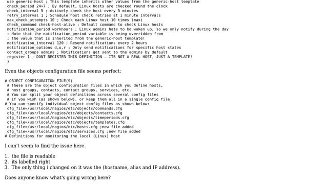 DevOps & SysAdmins: Cannot open config file when installing nagios смотреть онлайн