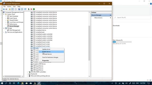 How to Disable / Enable Laptop Touch Screen | Windows 10 | Of / or / On смотреть онлайн