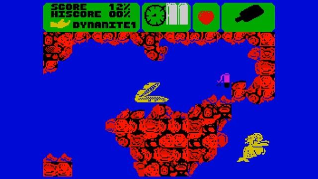 MERMAID MADNESS (2024 Edition / Music From Amstrad CPC / Bugfixed) Walkthrough, ZX Spectrum