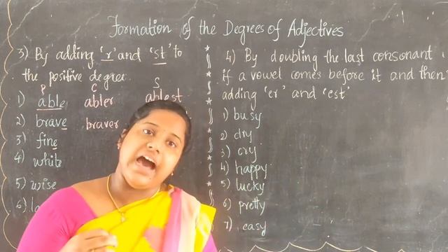 Formation of a degrees of adjectives Class 5 English смотреть онлайн