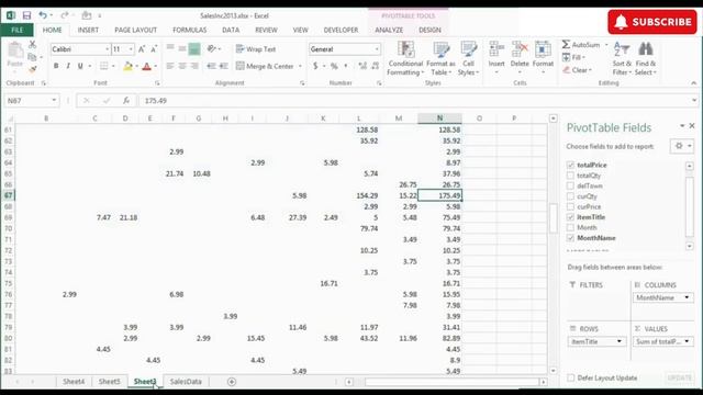 Microsoft Excel: Drilling Down Into Pivot Table Data смотреть онлайн