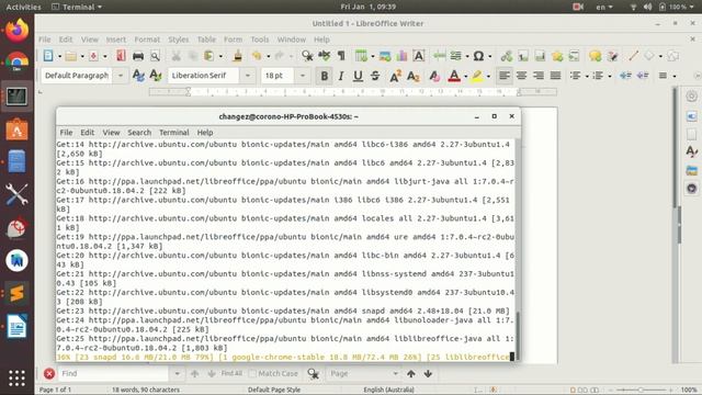 6.Linux first Commands update and upgrade смотреть онлайн