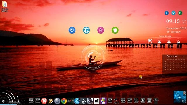 Rainmeter skin (Latest ......Spaceskin) смотреть онлайн