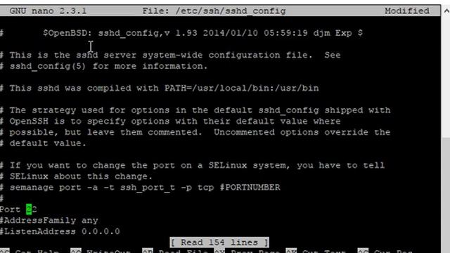 change ssh port centos смотреть онлайн