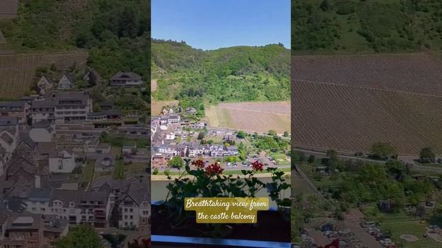 Breathtaking view from the castle balcony #germany #mosel #travel #tourism смотреть онлайн