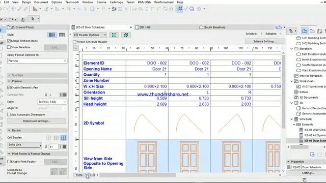 ARCHICAD DOCUMENTATION #3 GRAPHICS OVERRIDE, WORKFLOW IN ELEVATION AND DOORS AND WINDOW SCHEDULE смотреть онлайн