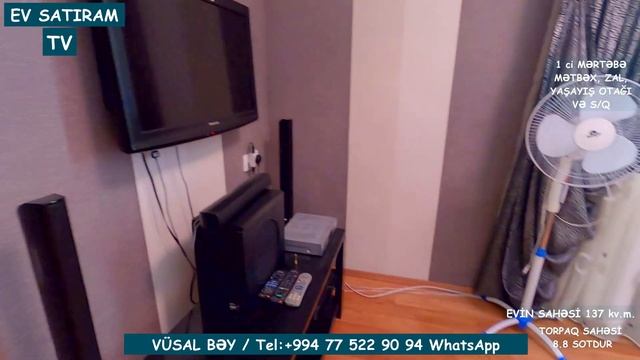 NOVXANIDA, ÇIXARIŞLI EV SATILIR 9 SOTDA /Недвижимость в Баку / EV SATIRAM TV/ bag evleri /ev satışı смотреть онлайн