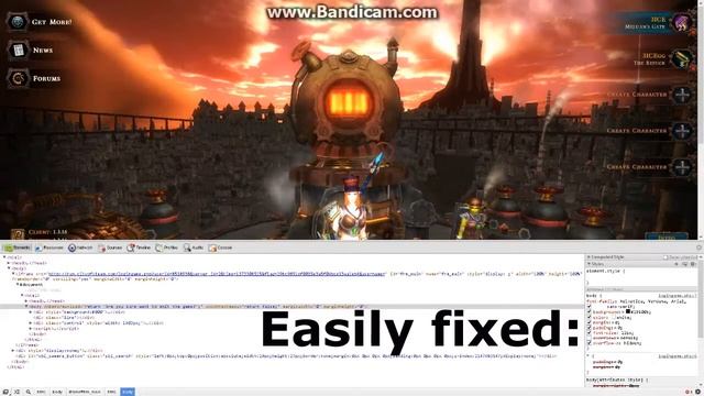 City Of Steam Bug Reports: Flashing Mail Icon + Unnecessary Forced Scroll Bar