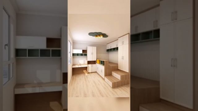 Toddler's bedroom | Room Interior Design for Kids | Space saving bedroom смотреть онлайн