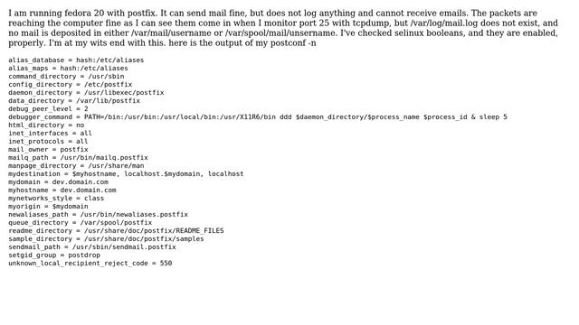 DevOps & SysAdmins: Postfix on fedora 20 not receiving mail смотреть онлайн