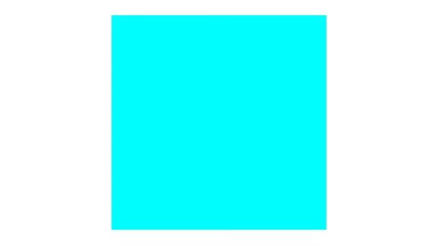 Cyan Square White Background Down To Up смотреть онлайн