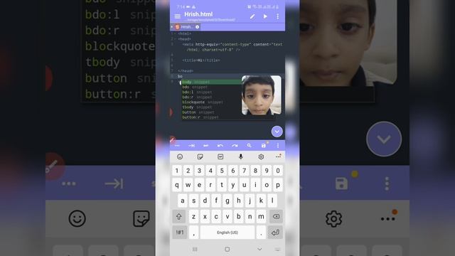 HRISH EXPERIMENTS - How to create a HTML web page using your mobile phone | HTML basics смотреть онлайн