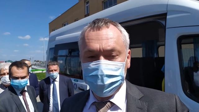 Губернатор Травников - о строительстве новой школы в Бердске