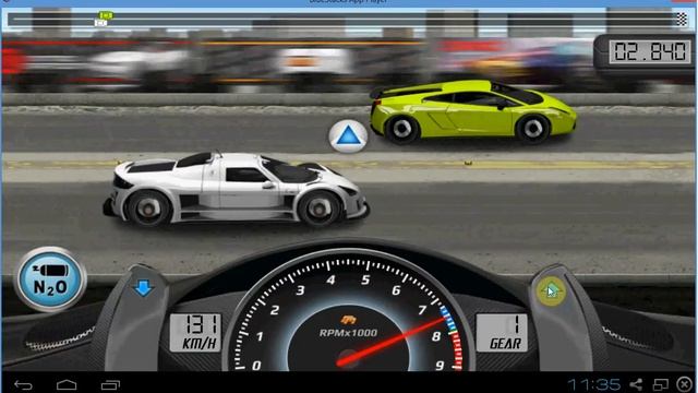 Drag Racing Gumpert Apollo Sport Level 7 Tune 8,490 1/4 Mile смотреть онлайн