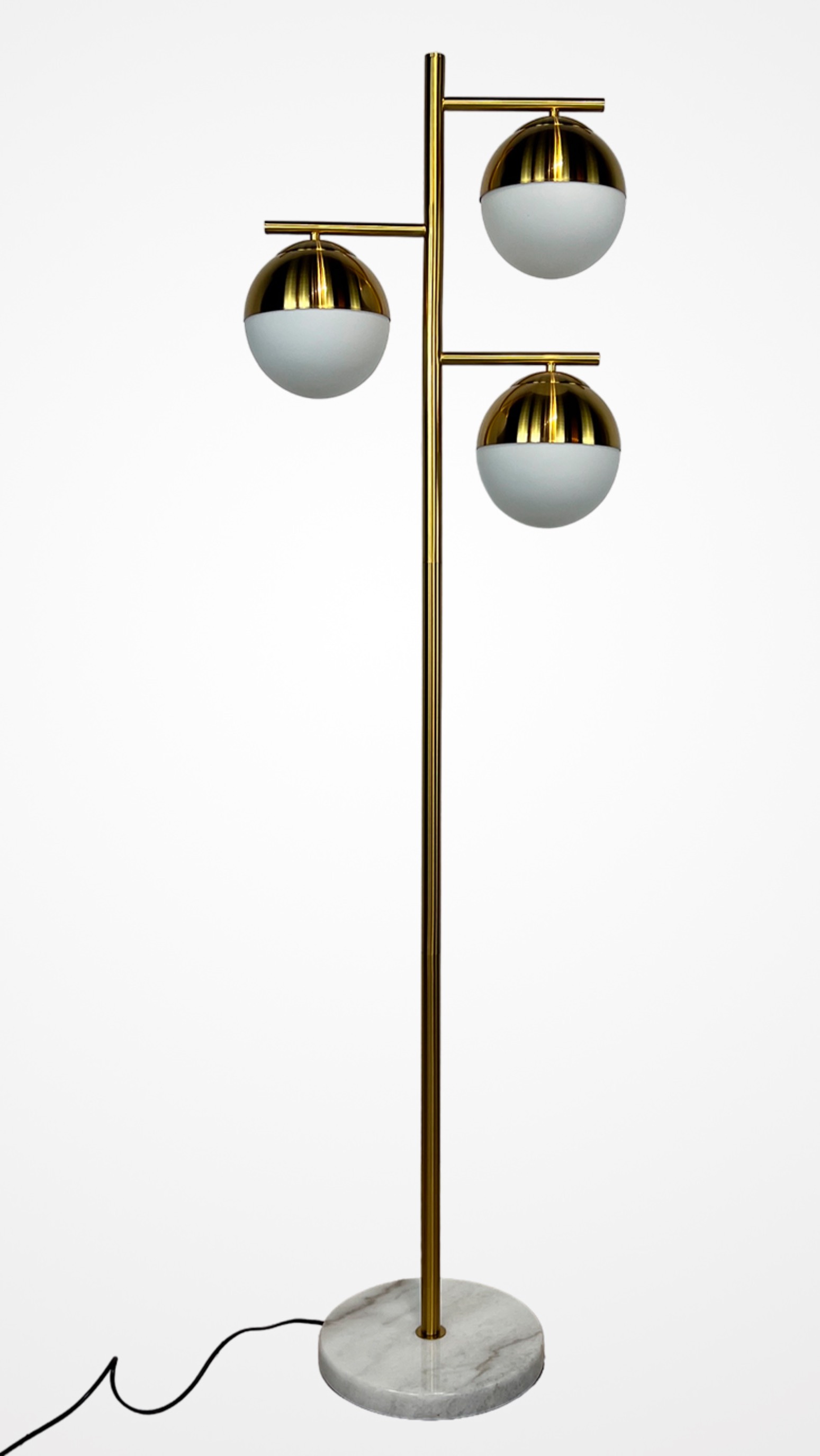 Торшер Geneva Glass Floor Lamp Triple
