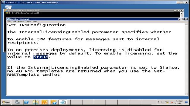 RMS 3  Enable IRM Features For Messages Sent To Internal Recipients