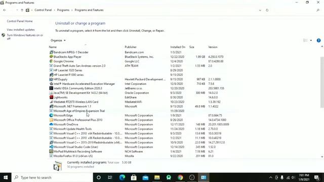 How to uninstall any software completely from Computer |Windows 10| смотреть онлайн