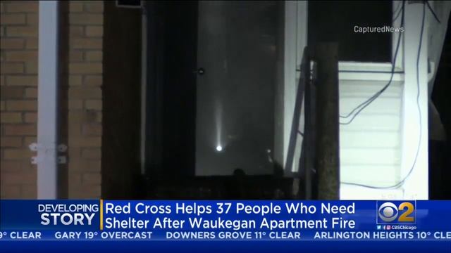 Red Cross Helps 37 People Who Need Shelter After Waukegan Apartment Fire смотреть онлайн