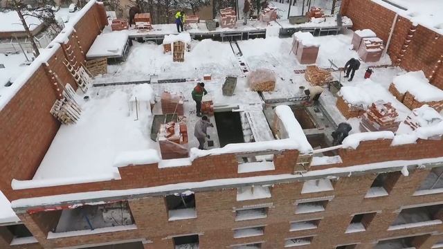 Хід будівництва ЖК "Фаворит", м.Ірпінь, вул.Мінеральна 7,7ж лютий 2017р. смотреть онлайн