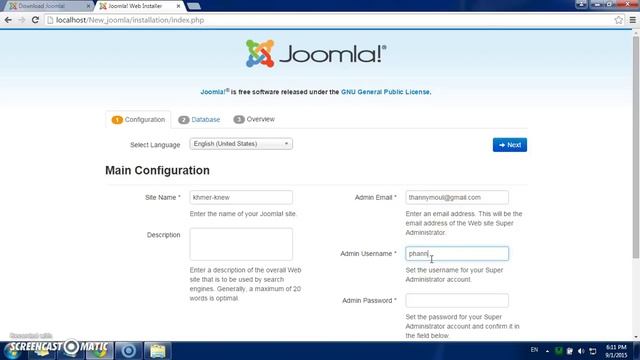 how to install joomla in your localhost or wamp server. смотреть онлайн