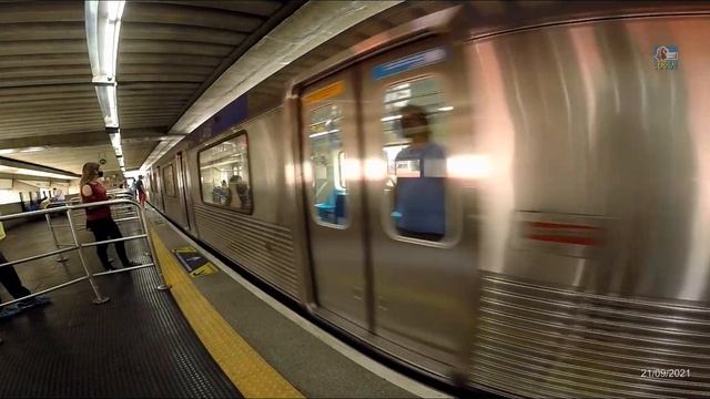 🚇🚶🏼♂️Saindo de Santana e chegando no Centro - 21/09/21 - São Paulo/SP смотреть онлайн