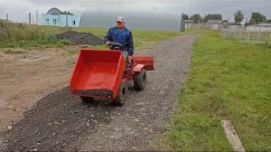 Думпер-минитрактор "АГАТ": первые испытания