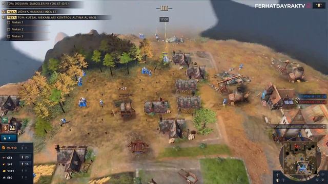1v1 Noob Tokatlamaca | Age Of Empires 4 | TÜRKÇE | 2022